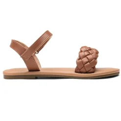 Girls Braided Flat Sandals