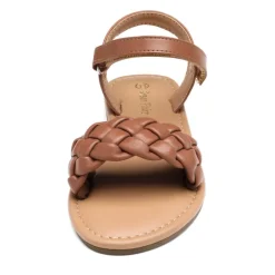 Girls Braided Flat Sandals
