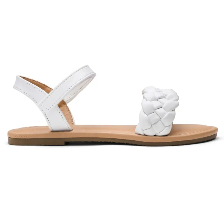 Girls Braided Flat Sandals
