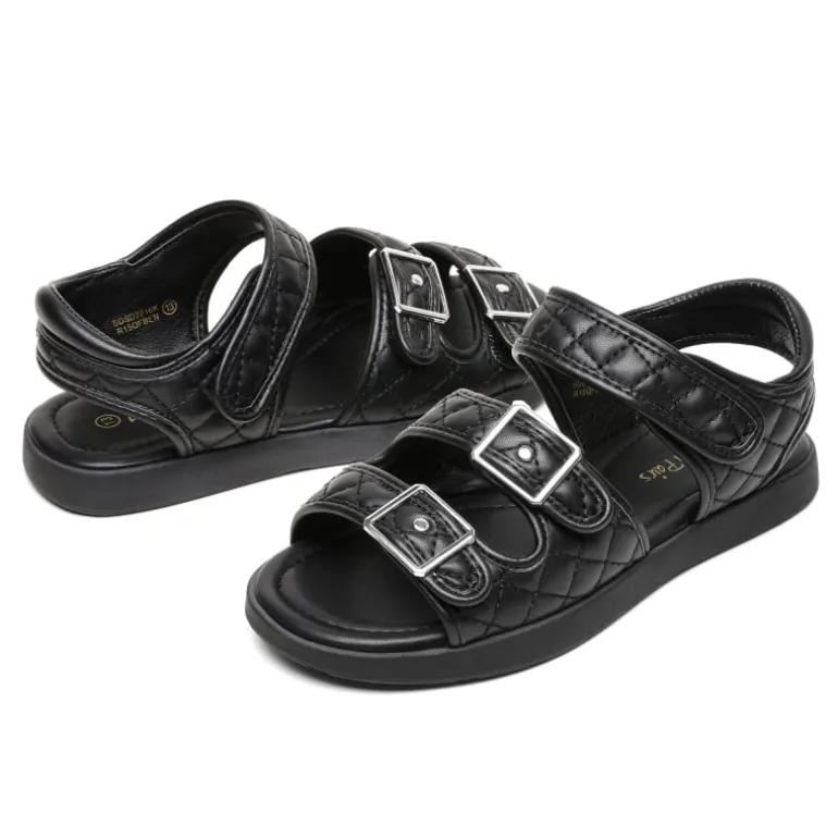 Girls Buckle Strap Slip-Resistance Sandals