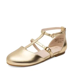 Girls’ Buckle Strap Vegan Leather Dress Shoes