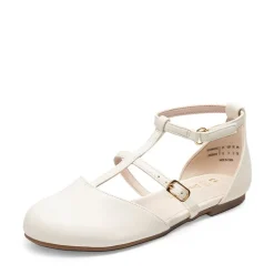 Girls’ Buckle Strap Vegan Leather Dress Shoes