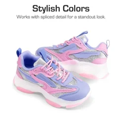 Girls’ Color-Contrast Fashion Sneakers