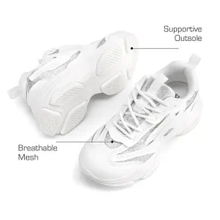 Girls’ Color-Contrast Fashion Sneakers