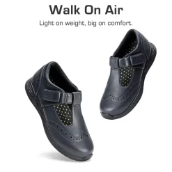 Girls’ Comfortable Hook-and-Loop Mary Jane Shoes