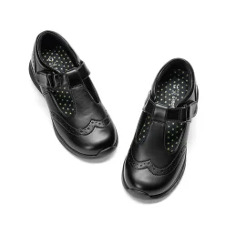 Girls’ Comfortable Hook-and-Loop Mary Jane Shoes