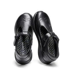 Girls’ Comfortable Hook-and-Loop Mary Jane Shoes