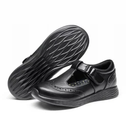 Girls’ Comfortable Hook-and-Loop Mary Jane Shoes