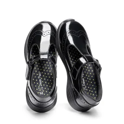 Girls’ Comfortable Hook-and-Loop Mary Jane Shoes