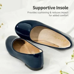 Girl's Comfortable Slip on Ballerina Flats