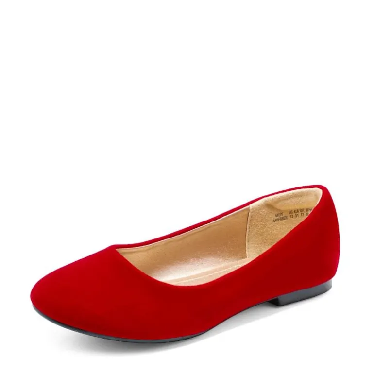 Girl's Comfortable Slip on Ballerina Flats