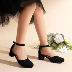 Girls’ Comfy Dress Shoes with Non-Slip Sole
