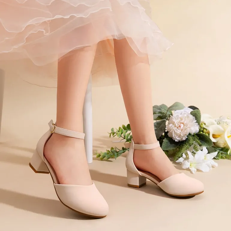 Girls’ Comfy Dress Shoes with Non-Slip Sole