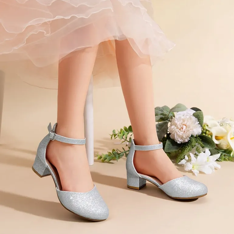 Girls’ Comfy Dress Shoes with Non-Slip Sole