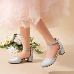 Girls’ Comfy Dress Shoes with Non-Slip Sole