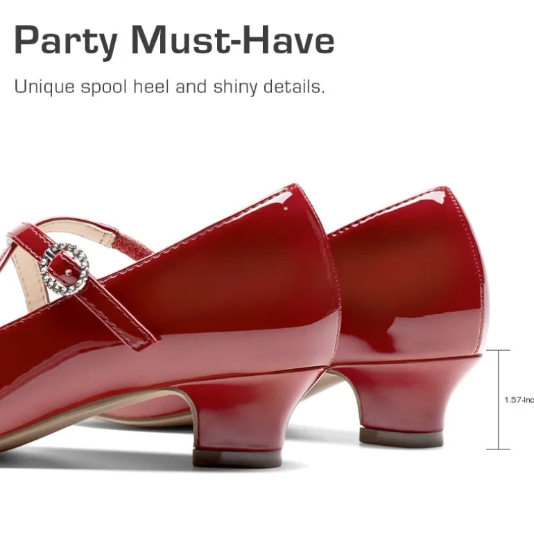 Girls’ Dressy Non-Slip Mary Jane Shoes