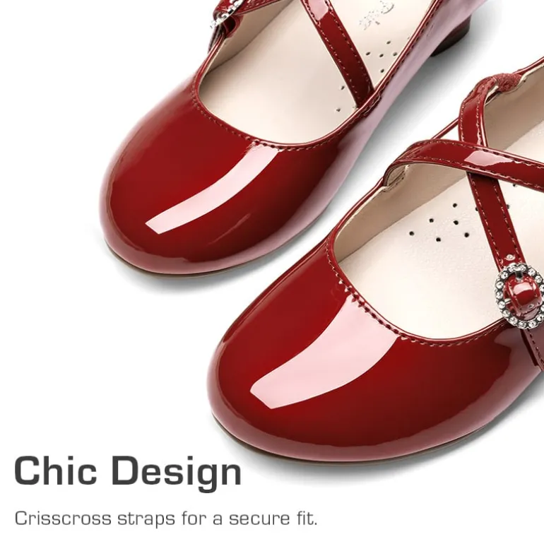 Girls’ Dressy Non-Slip Mary Jane Shoes