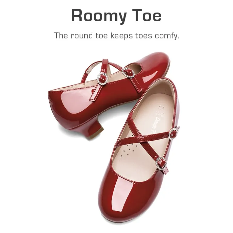 Girls’ Dressy Non-Slip Mary Jane Shoes