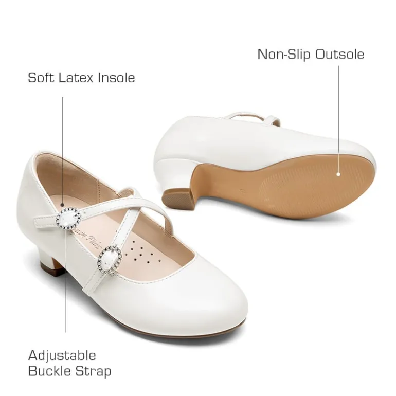 Girls’ Dressy Non-Slip Mary Jane Shoes
