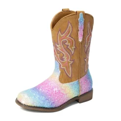Girls’ Glitter Cowboy Boots