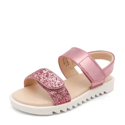 Girls Glittering Strap Flat Sandals