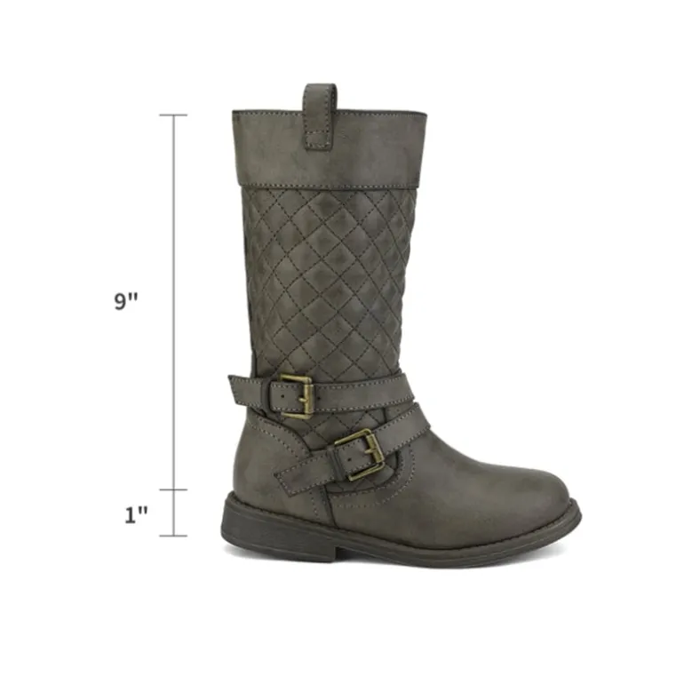 Girls Knee High Fashion Riding Boots