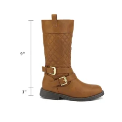 Girls Knee High Fashion Riding Boots