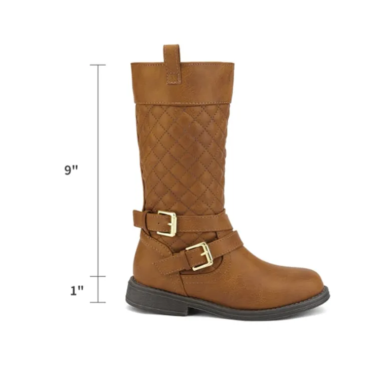 Girls Knee High Fashion Riding Boots