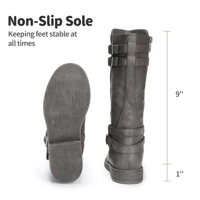 Girls Knee High Riding Boots