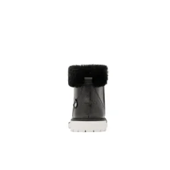 Girls' Lace-Up Faux Fur Ankle Boots