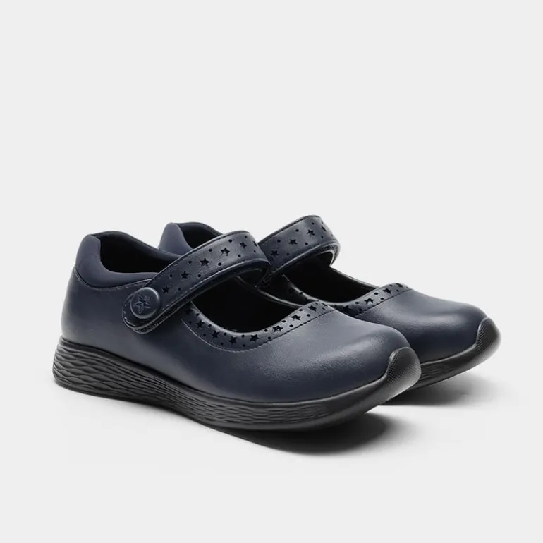 Girls’ Lightweight Star Cutout Mary Jane Shoes