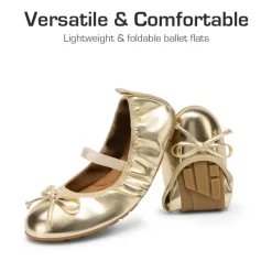 Girls’ Lightweight Versatile Ballet Flats
