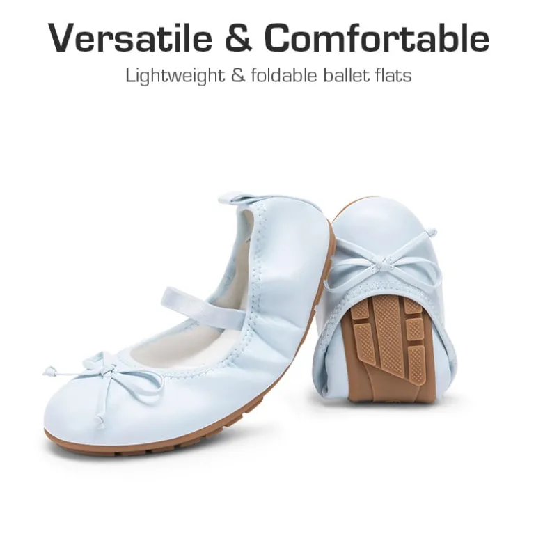 Girls’ Lightweight Versatile Ballet Flats