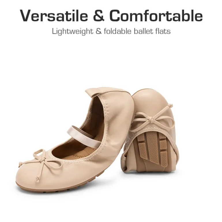 Girls’ Lightweight Versatile Ballet Flats