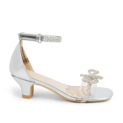 Girls Low Heel Ankle Strap Sandals
