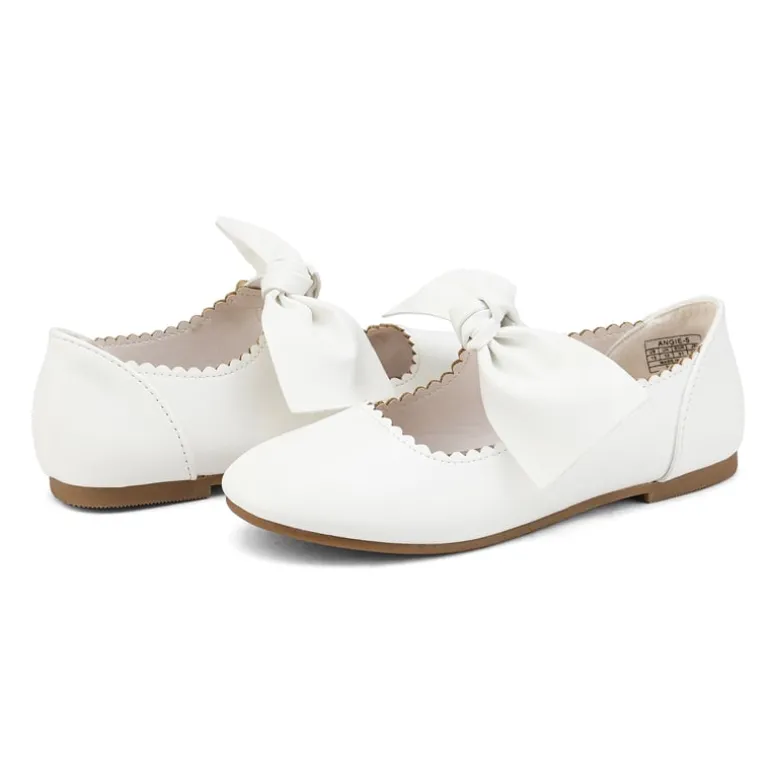 Girl's Mary Jane Bow Ballerina Flats