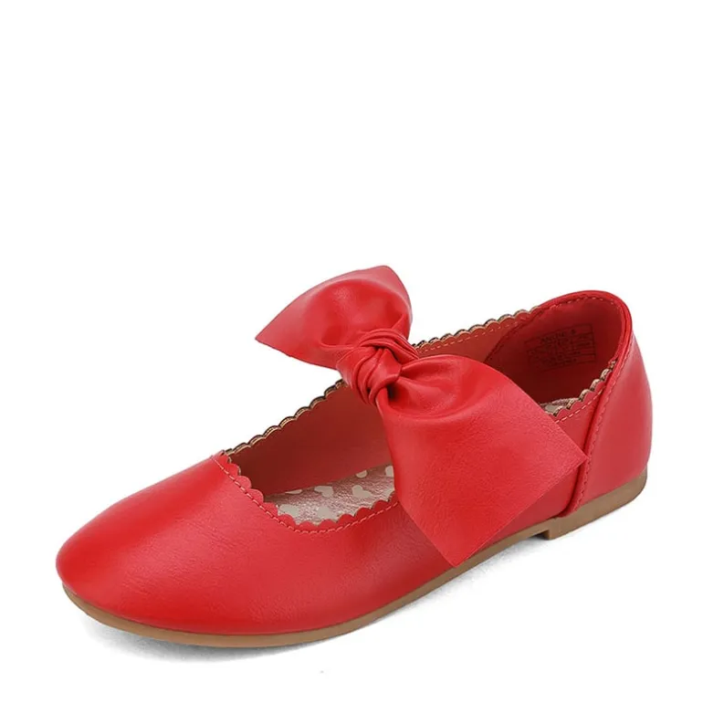 Girl's Mary Jane Bow Ballerina Flats