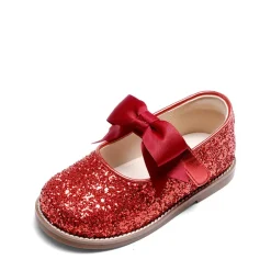 Girl's Mary Jane Dress Shoes with Removable Bow