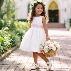 Girl's Mary Jane Dress Shoes with Removable Bow
