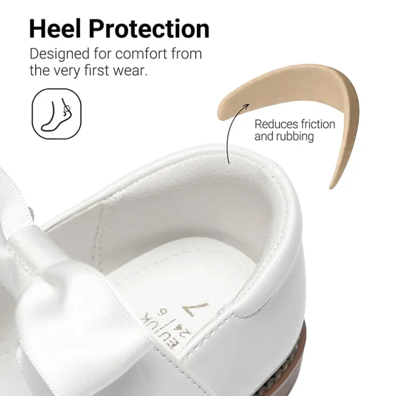 Girl's Mary Jane Dress Shoes with Removable Bow
