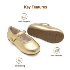 Girls’ Mary Jane Flats with Arch Support