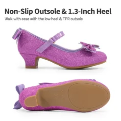 Girls Mary Jane Low Heel Dress Shoes