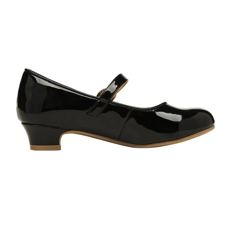 Girls Mary Jane Shoes with Low Heels