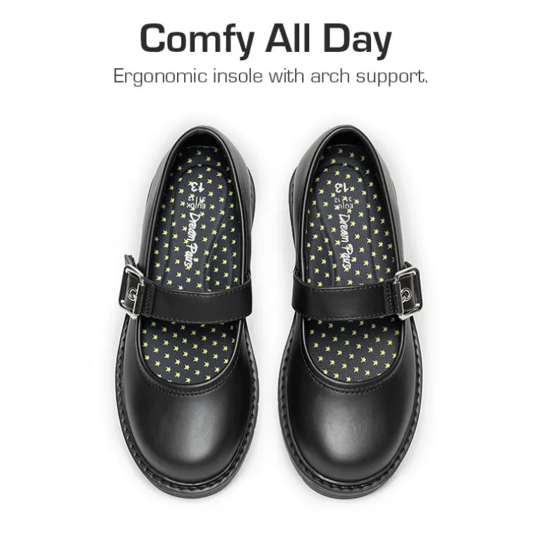 Girls’ Mary Janes Non-Slip School Shoes