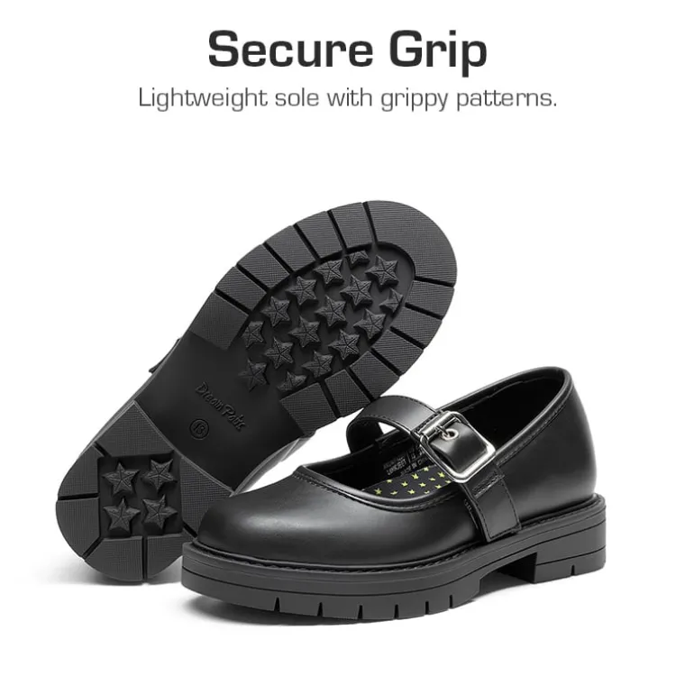 Girls’ Mary Janes Non-Slip School Shoes