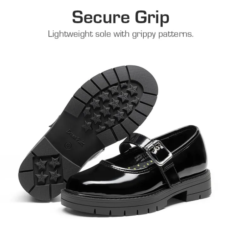 Girls’ Mary Janes Non-Slip School Shoes