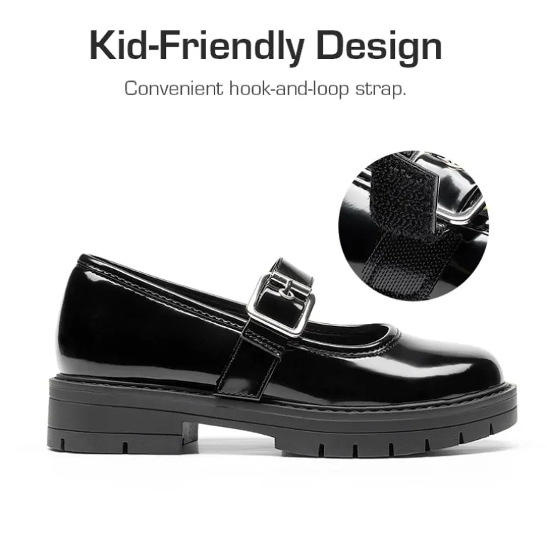 Girls’ Mary Janes Non-Slip School Shoes