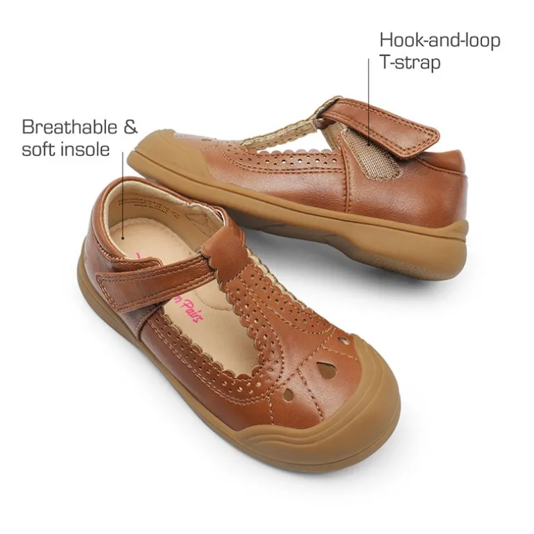 Girls' Mary Jane T-Strap School Flats