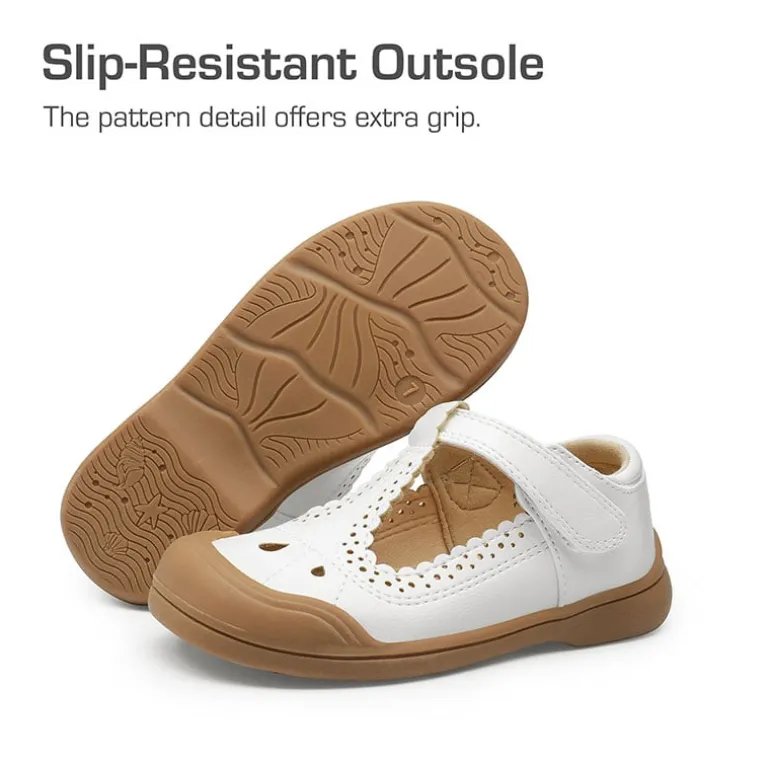 Girls' Mary Jane T-Strap School Flats