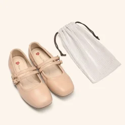 Girls’ Memory Foam Dress Flats with Arch Support